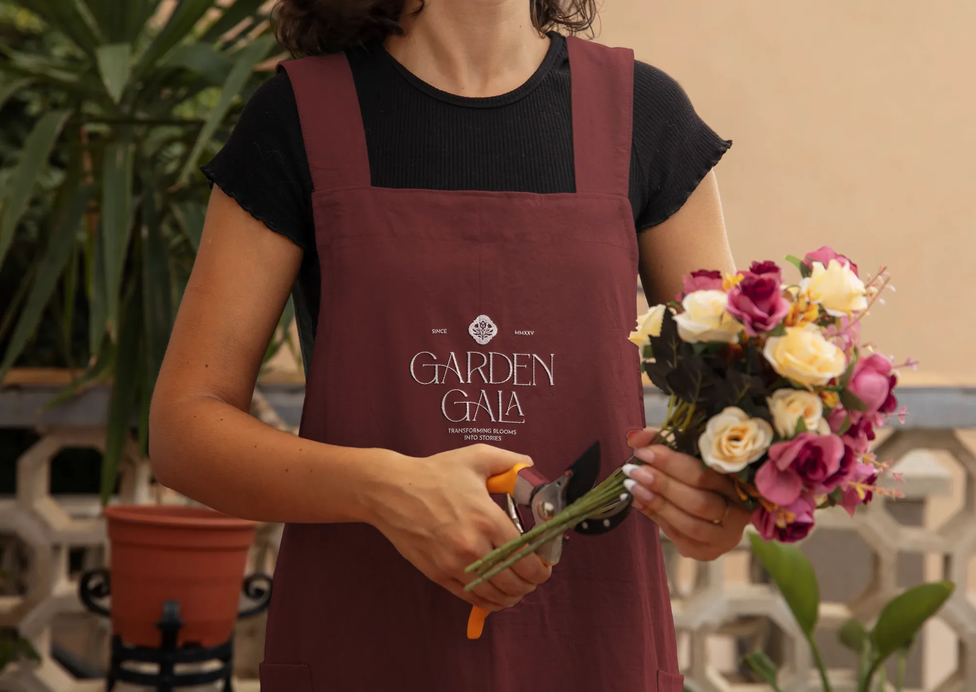 Garden Gala apron