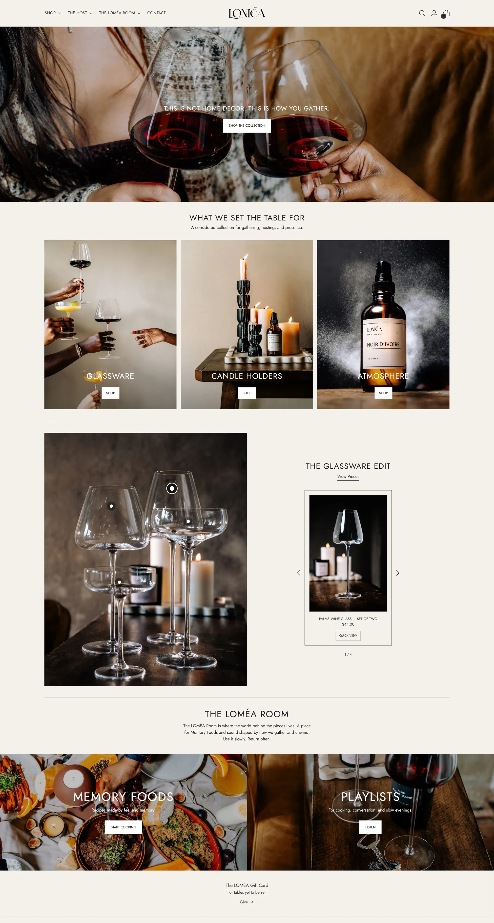 Loméa website home