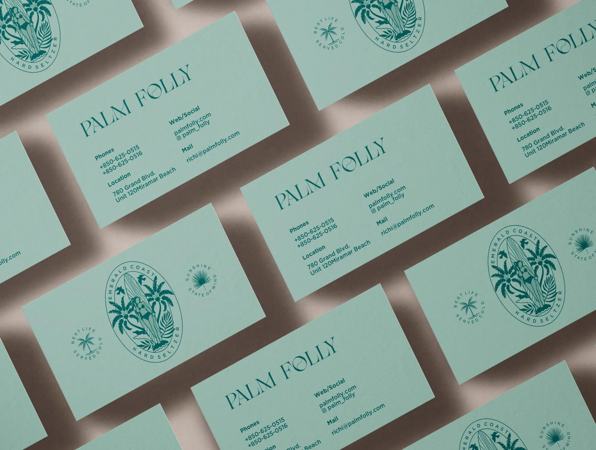 Palm Folly cards